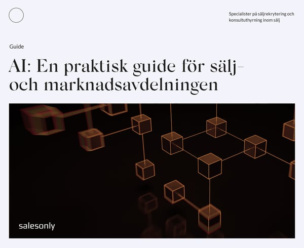 AI: En praktisk guide för sälj- och marknadsavdelningen